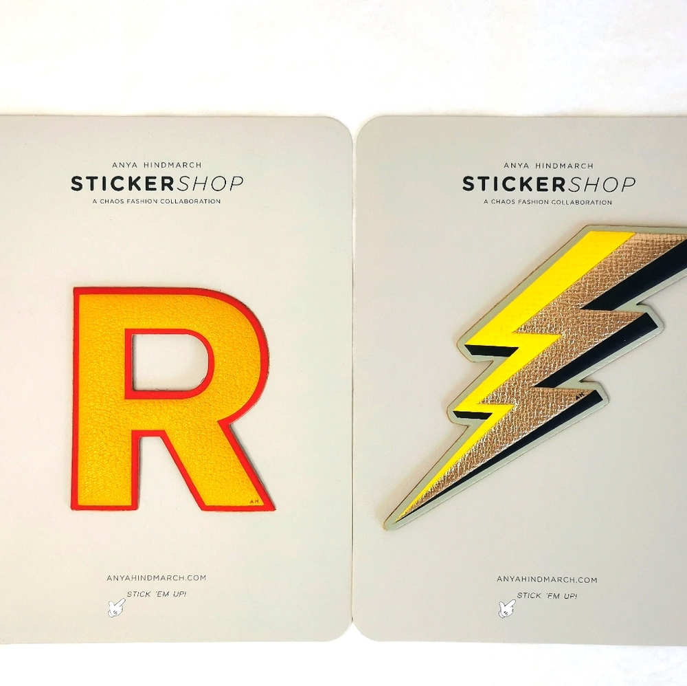 Anya Hindmarch Oversized Leather Stickers